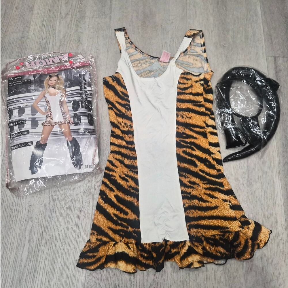 Y2K Roma 3 Piece Tigress Costume Small/Medium